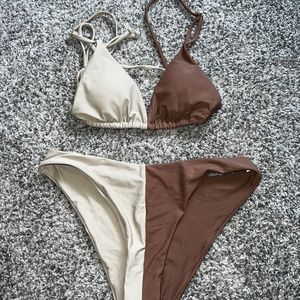 Aurelle Bikini Tan and Brown